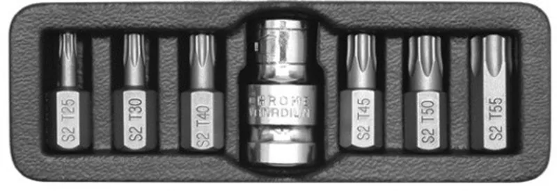 Torx Schroefbit Set - 7 stuks - HRC 58-62 - S2 Staal by Yato – product image
