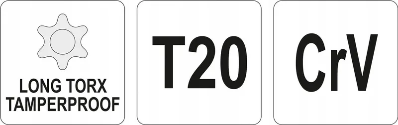 Torx Security Bit T20 Lang - Gereedschap voor Professionals von Yato – Produktbild