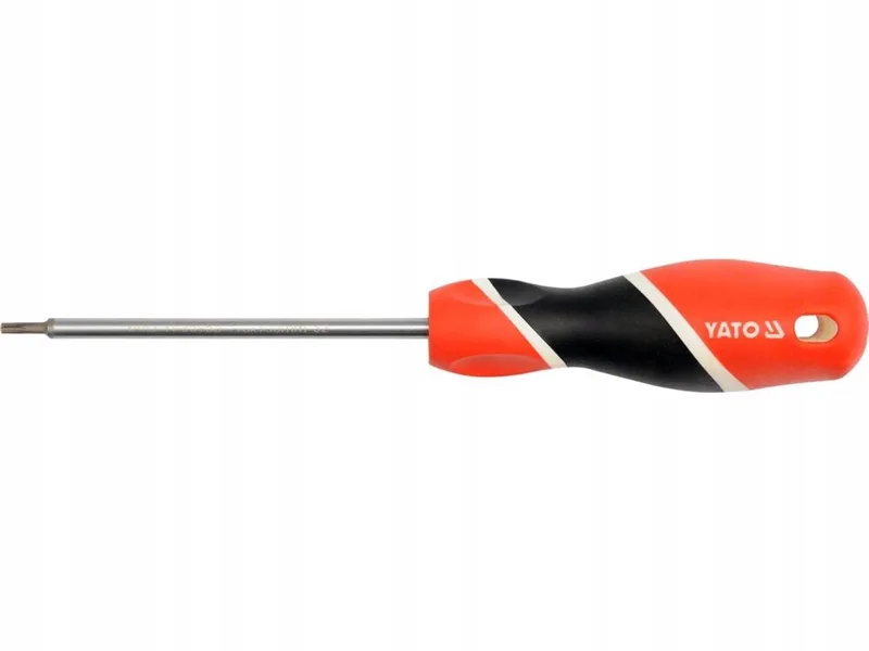 Torx Security Schroevendraaier T8x75mm - Magnetische Punt by Yato, Red – product image