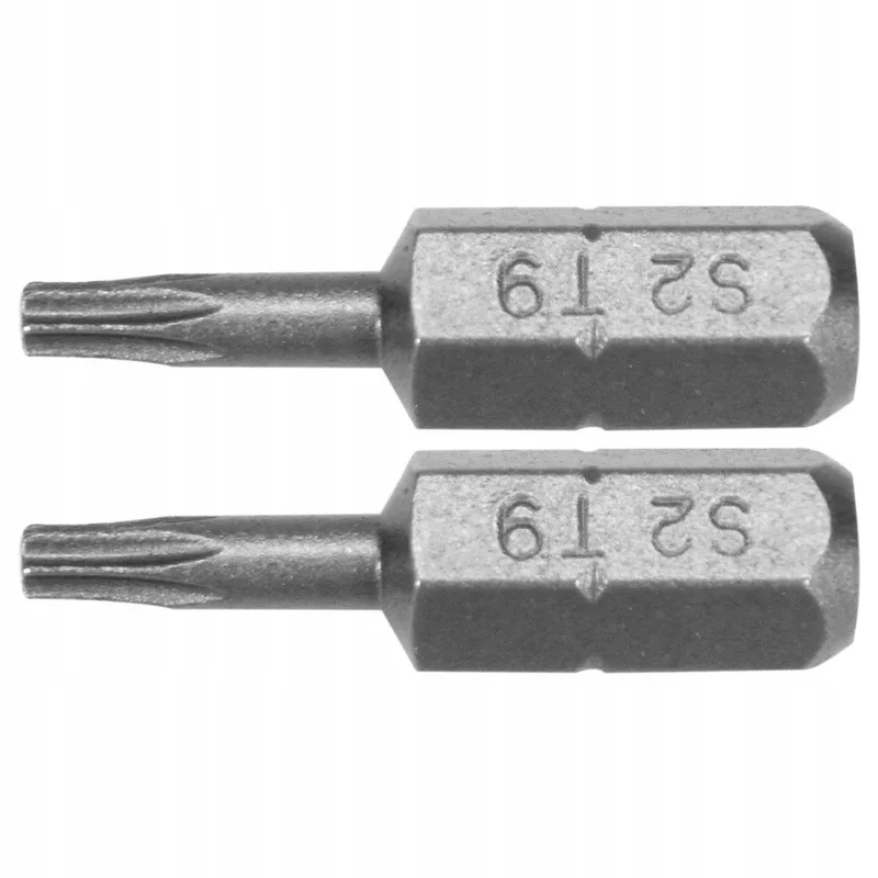 Torx T9 Bits 1/4" x 25mm - 2 Stuks van Yato – productafbeelding