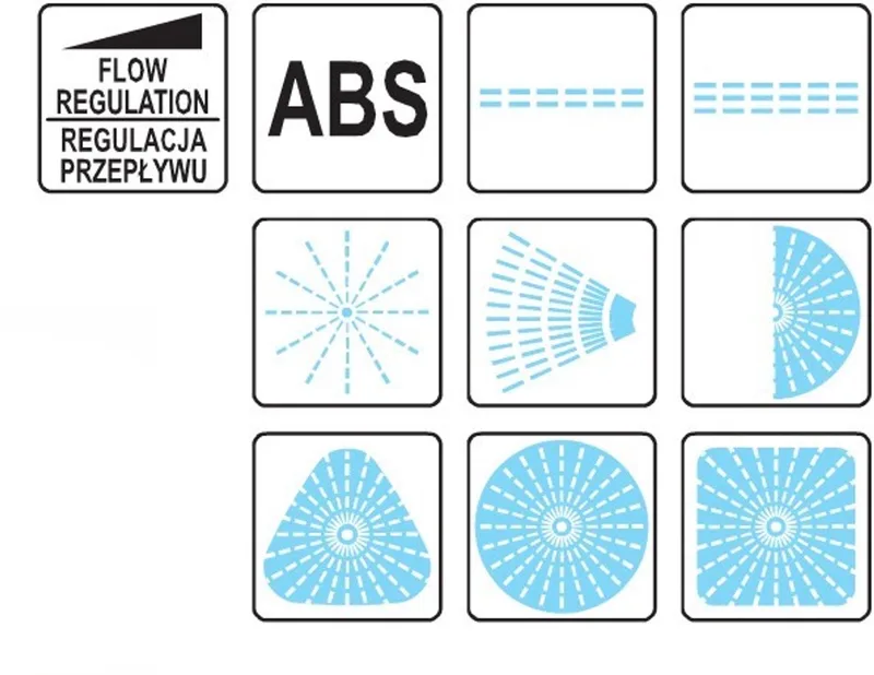 Tuinsproeier - 8 Functies - Statisch - ABS Basis van Yato – productafbeelding
