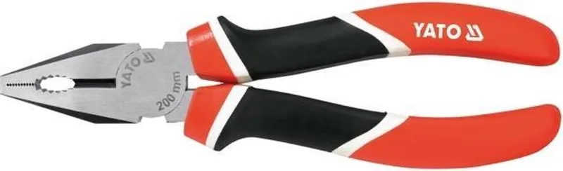 Universele Combinatietang - 180mm - Driecomponenten Handgreep - CrV Staal von Yato, Rot – Produktbild