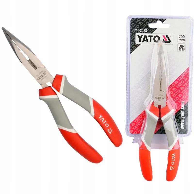 Verlengde Gebogen Tang 200mm - Precisie en Duurzaamheid von Yato – Produktbild