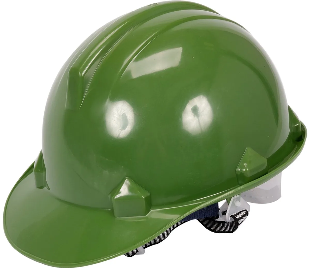 Vorel Professionele Veiligheidshelm – Bouwhelm – CE Cat. II – Verstelbaar (55-66 cm) – HDPE Arbo & Veiligheidshelm de Yato, Vert – image du produit