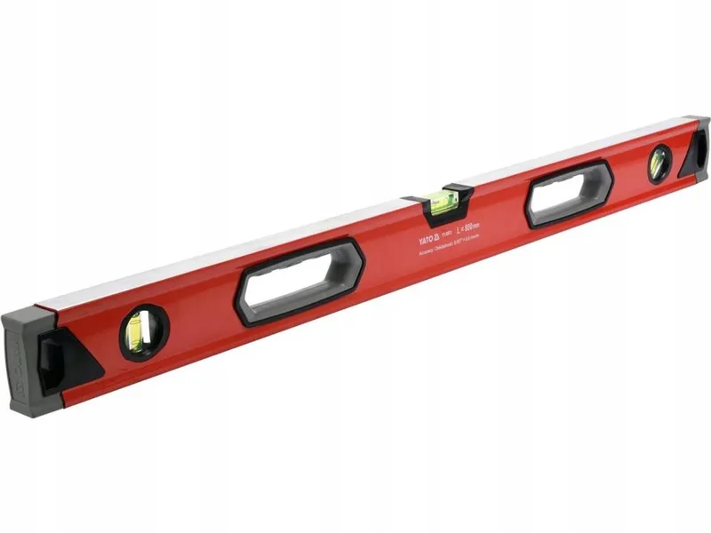 Waterpas Aluminium 800 mm met 3 Libellen de Yato – image du produit
