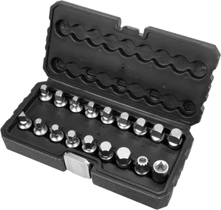 Werkzeugset Jeu de clés pour bouchon de vidange d'huile 3/8", 18 pièces de Yato, Multicolore – image du produit 1 sur 2