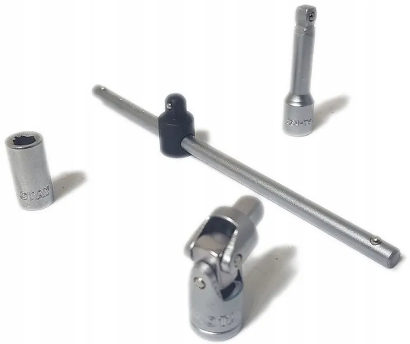 Yato 1/4" Gereedschapset: T-greep, Verlenger, Cardan, Adapter by Yato – product image