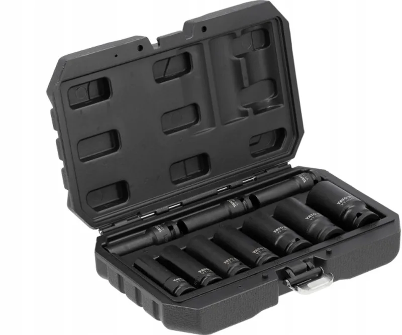 Yato 10 Delige Lange Kracht Doppenset (10 - 27 mm) de Yato, Noir – image du produit