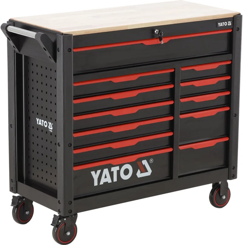 YATO 12 Laden Gereedschapswagen (kogelgelagerde geleiders) de Yato – image du produit