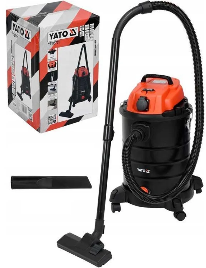 YATO 1400 Watt Industriële nat- en Droogzuiger (30 Liter) by Yato – product image
