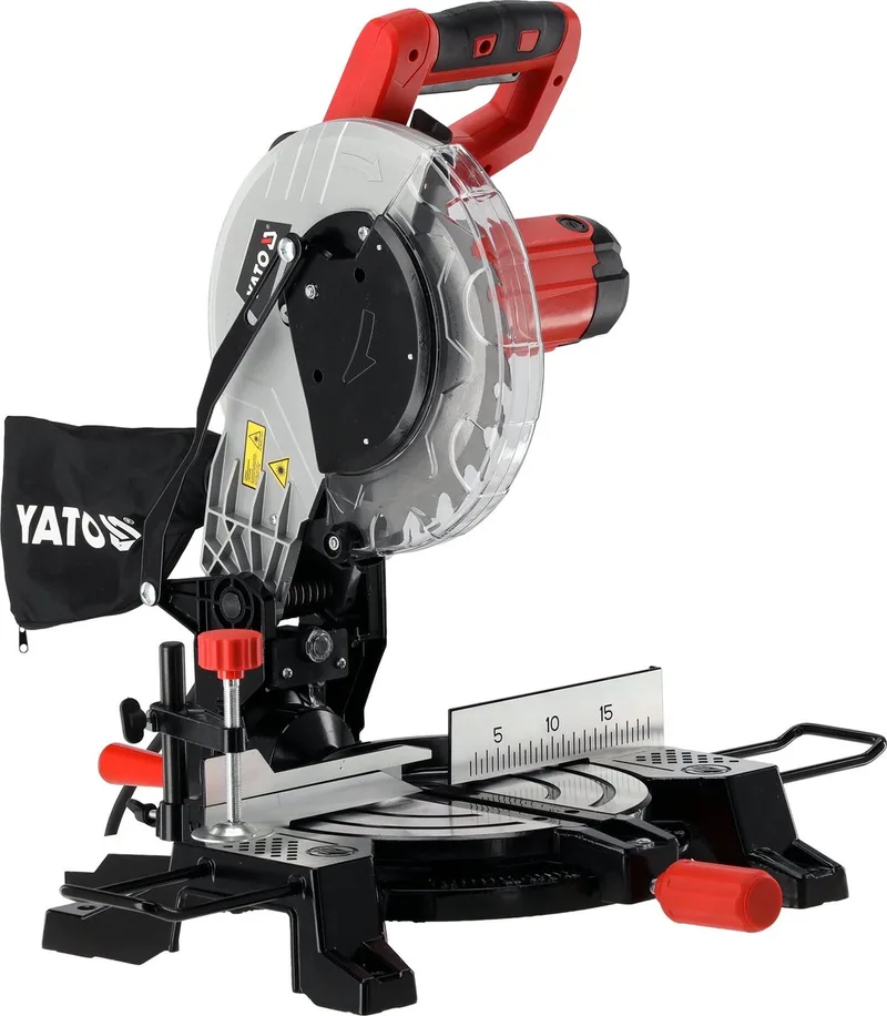 YATO 1500 Watt Afkortzaag en Verstekzaag met Laser – 255 mm de Yato – image du produit