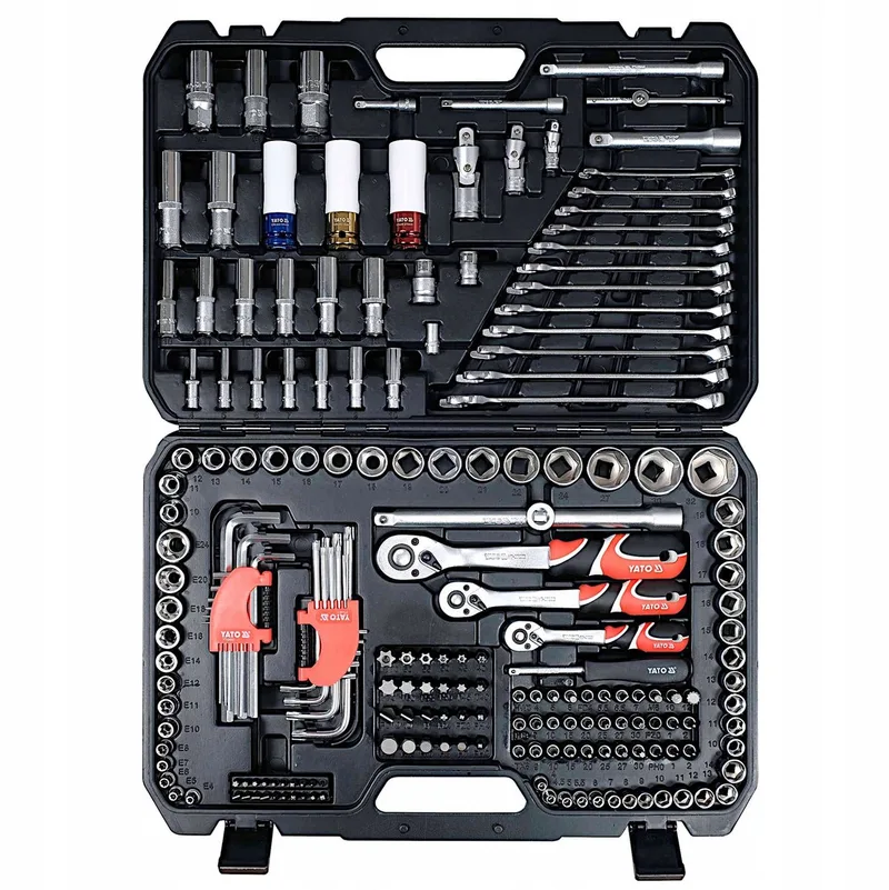 Yato 198-delige Doppenkistset met Ratel by Yato, Silver – product image