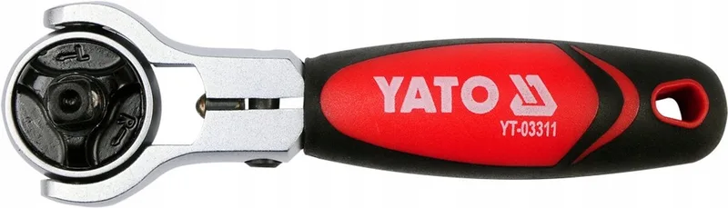 Yato 2-in-1 Ratel voor Bits & Doppen met Draaibare Kop by Yato – product image