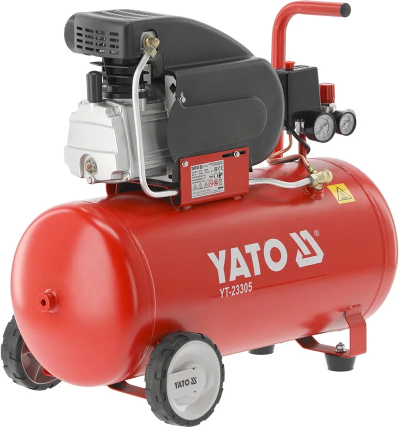 YATO 50 Liter Compressor de Yato, Rouge – image du produit