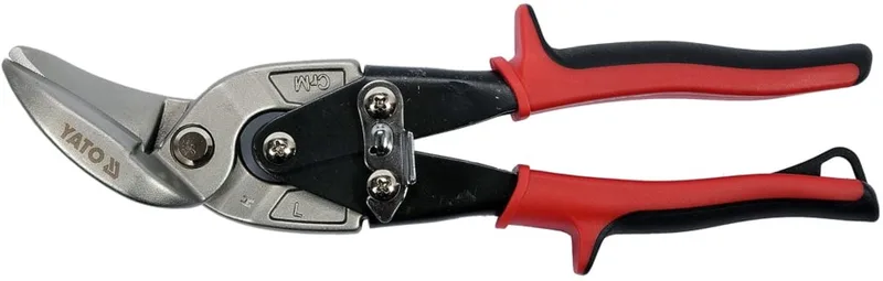 YATO-Blikschaar-gebogen-links-235-mm-rood by Yato – product image