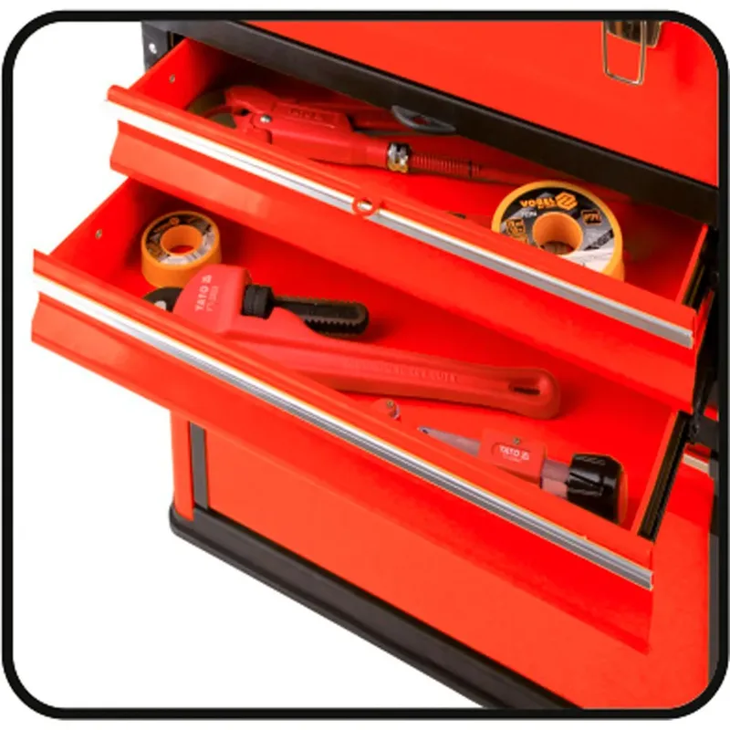 YATO-Gereedschapskist-met-2-lades-49,5x25,2x18-cm von Yato, Mehrfarbig – Produktbild 2 von 4