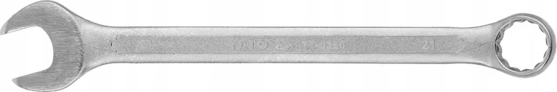 YT-0350 - Ringsleutel - 21mm - Staal CrV - Chromen Afwerking de Yato – image du produit
