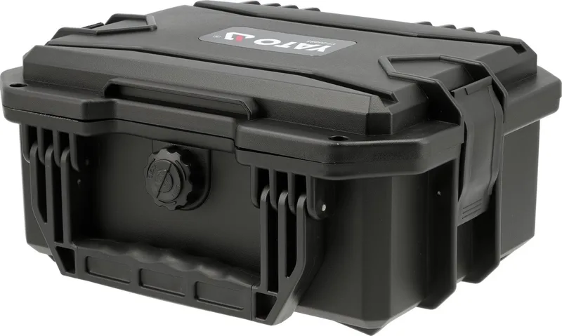 YT-08885 Waterdichte Koffer met Plukschuim – IP67 Hermetische Gereedschapskoffer – Compacte Transportkoffer – Kunststof Universele Case – Met Drukventiel – 29.3 x 24.1 x 14.3 cm von Yato, Schwarz – Produktbild