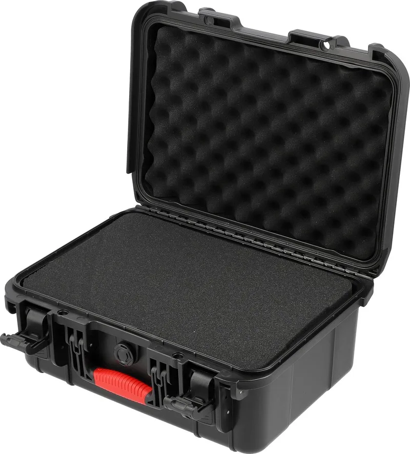 YT-088973 Waterdichte Koffer met Plukschuim – IP67 Hermetische Gereedschapskoffer – Stootvaste Transportkoffer – Kunststof Universele Case – 39 x 29.5 x 17 cm från Yato, Svart – produktbild