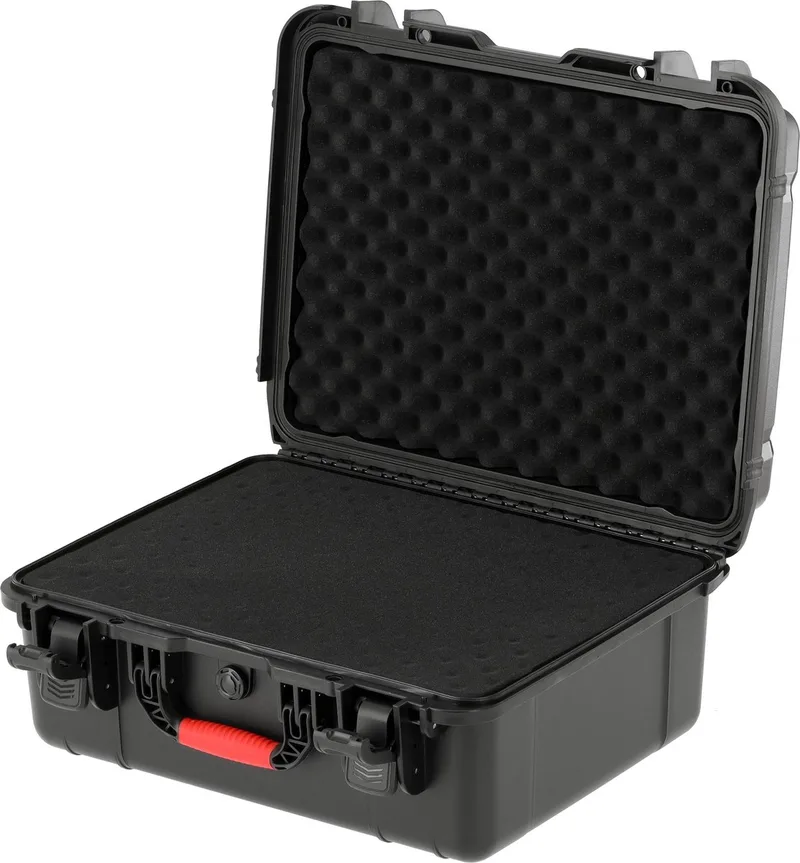 YT-088987 Grote Waterdichte Koffer met Plukschuim – IP67 Hermetische Gereedschapskoffer – Robuuste Transportkoffer – Kunststof Universele Case – Extra Diep – 52 x 42.5 x 24 cm von Yato, Schwarz – Produktbild