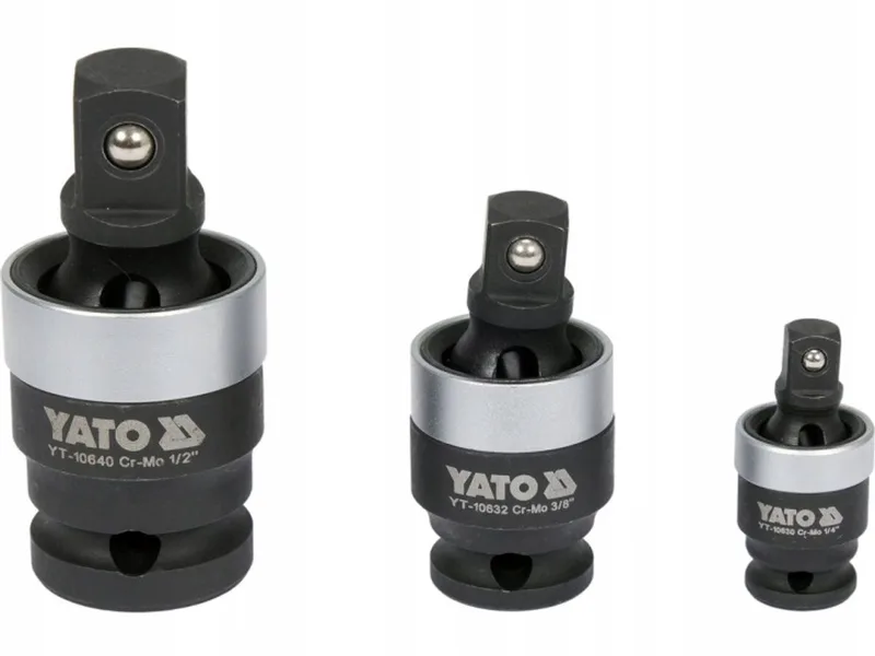 YT-1025 Serie - Dopsleutelset - 1/2" - 10 stuks by Yato, Black – product image