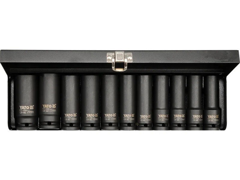 YT-1054 - Slagmoersleutel Set - 1/2 Inch - Lang - 11 Stuks by Yato – product image 2 of 3