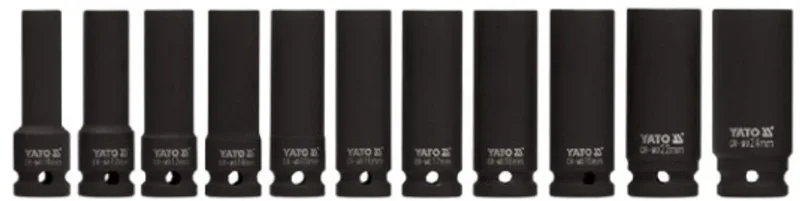 YT-1054 - Slagmoersleutel Set - 1/2 Inch - Lang - 11 Stuks by Yato – product image 1 of 3
