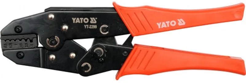 YT-2299 Serie - Connector Krimptang - 0,5-4 mm² - Mechanisme Zapadkowy de Yato, Noir – image du produit
