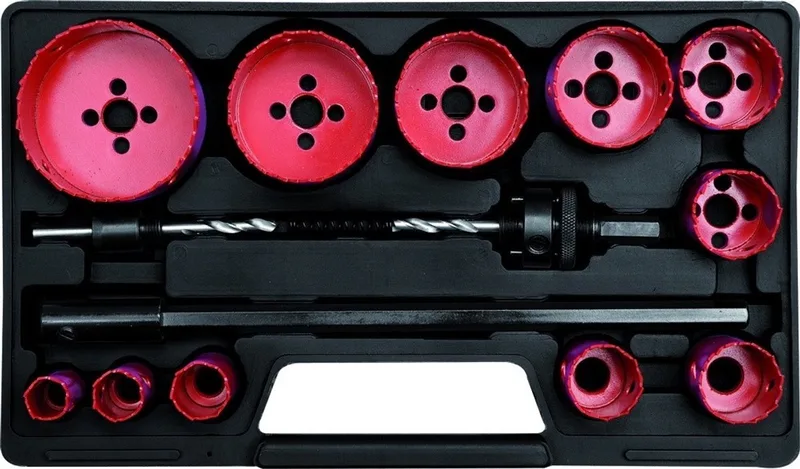 YT-3381 - Boormachine Accessoire - 15 delig Set - Universeel by Yato, Red – product image