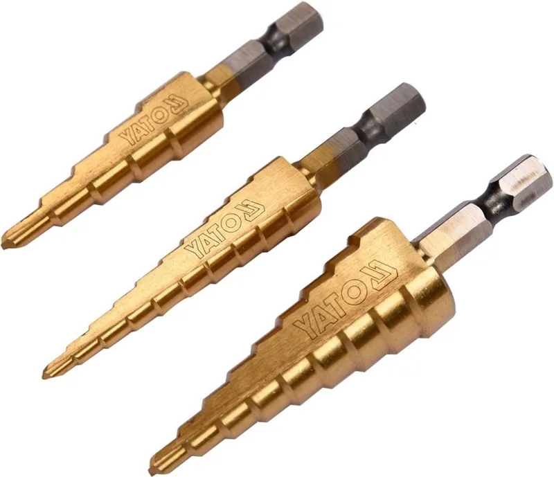 YT-44731 - Trapboor Set - HSS 4241 - 3-delig - Titanium Nitride Coating de Yato – image du produit