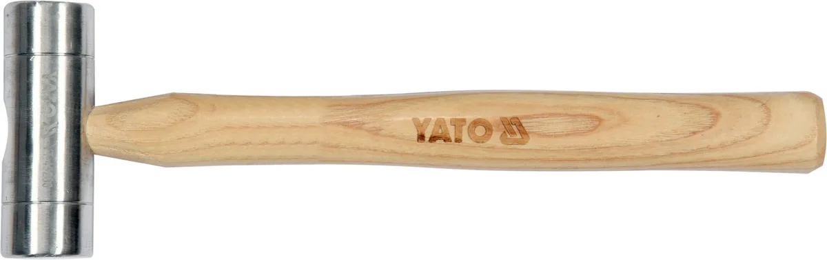 YT-45280 Lichte Aluminium Hamer 150g - Ø 30 mm - Met Houten Steel (280 mm) - Voor Precisiewerk, Slotenmakers & Fijnmechanica van Yato – productafbeelding