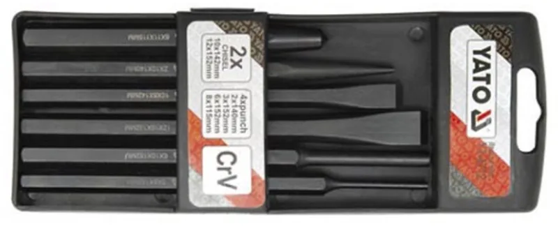 YT-4712 - Gereedschapsset - Chroom-Vanadium - 6 Delen - Voor Metaal von Yato – Produktbild