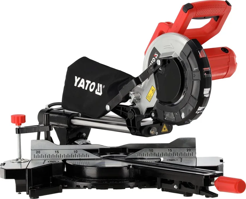 YT-821710 Radiaalafkortzaag – 2000W – Ø 216 mm – Dubbel verstek – Compacte Verstekzaag voor Hout, Laminaat en Kunststof von Yato – Produktbild