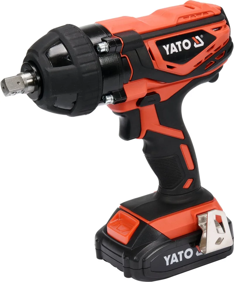 YT-82804 Accu Slagmoersleutel – 18V – 300 Nm – 1/2" – Inclusief 2.0Ah Accu, Lader en Koffer de Yato – image du produit