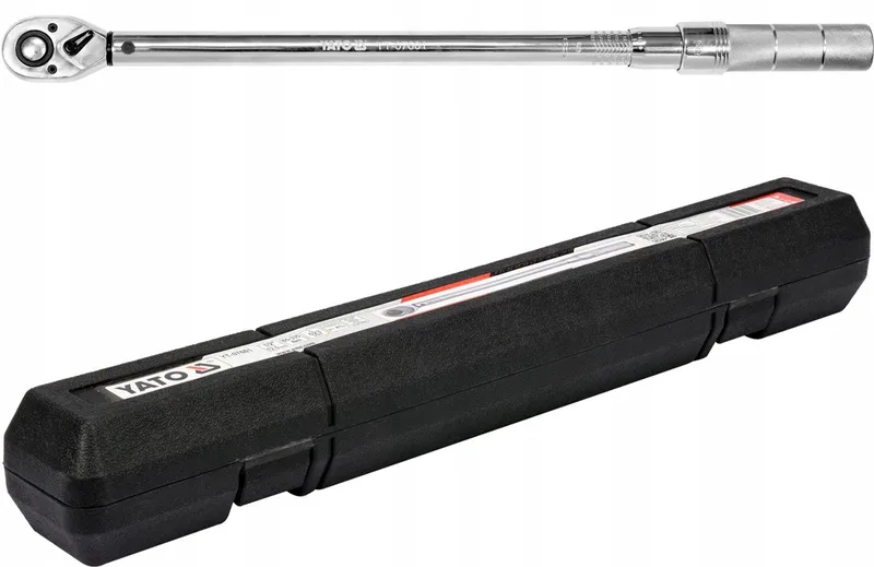 YT Serie - Mechanische Momentsleutel - 1/2" - 65-335Nm - Ergonomische Handgreep van Yato, Metaal – productafbeelding