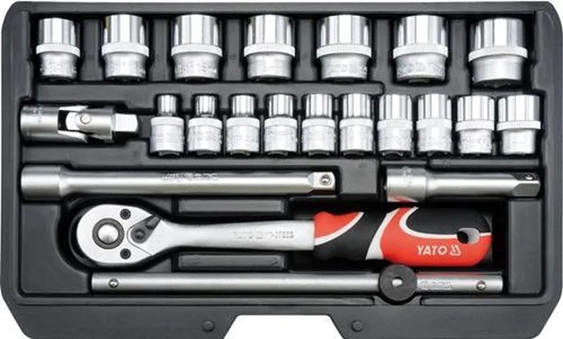 YT38561 mechanics tool set van Yato, Zwart – productafbeelding