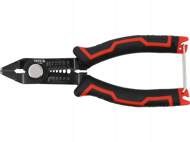 Zijsnijtang 160mm met Kabelstripper Functie by Yato, Metaalkleur – product image