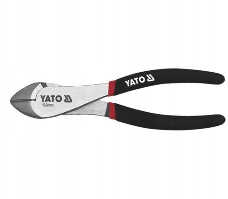 Zijsnijtang Heavy Duty 180mm CrV60 Staal de Yato, Noir – image du produit