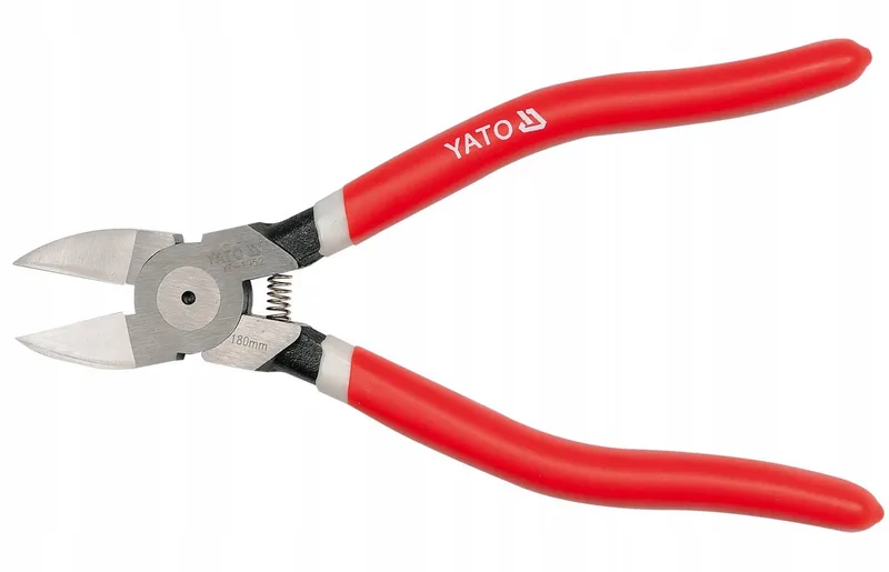 Zijsnijtang Kunststof 180mm - Precisie Snijden von Yato, Rot – Produktbild