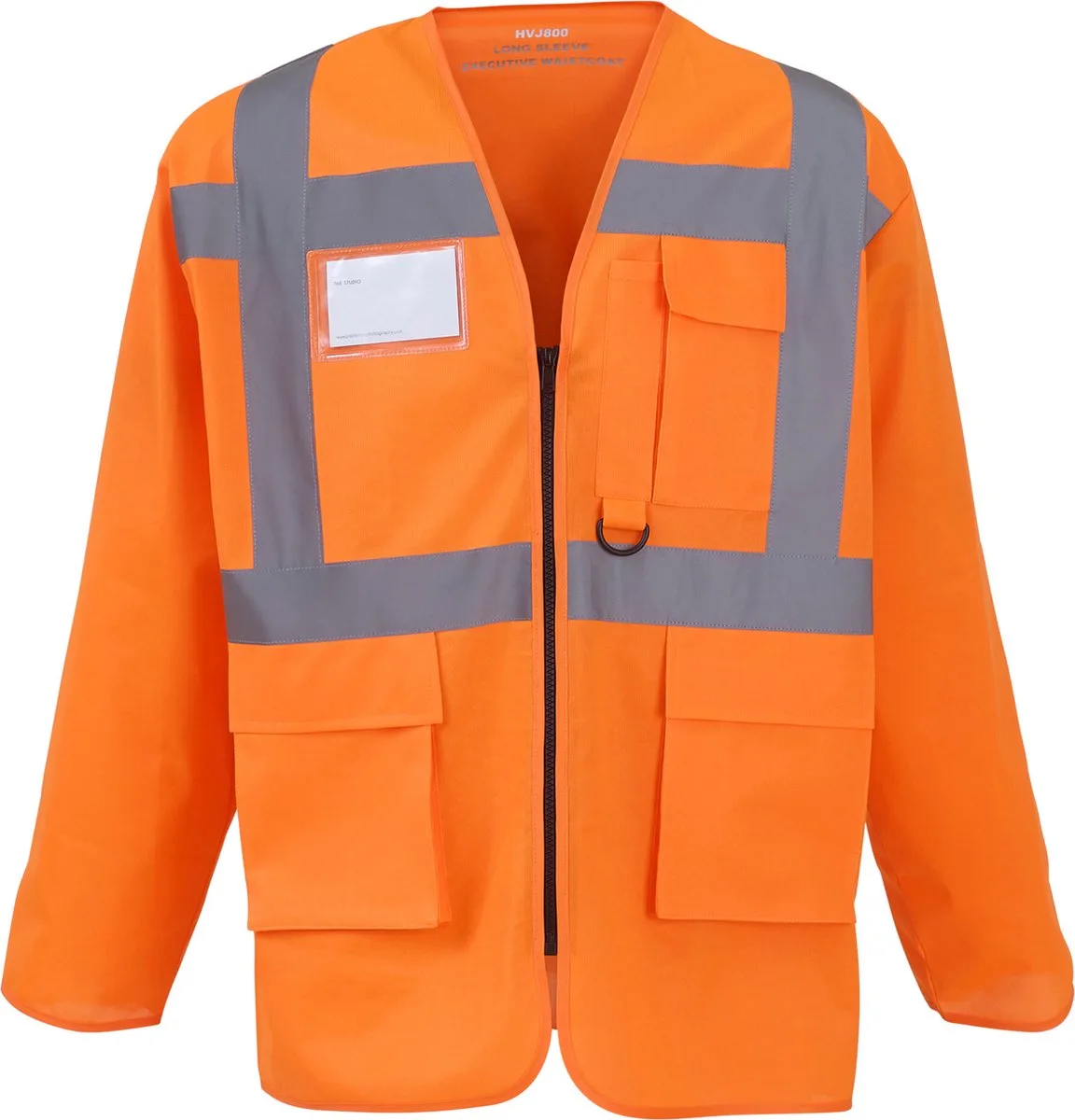 Hi -Vis jacket YHVJ800 - Hi Vis Orange fra Yoko, Hi Vis Orange, XXL – produktbillede