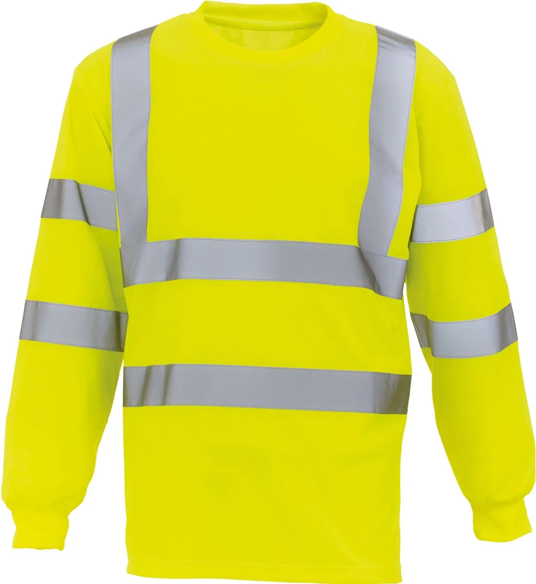 Hi-Vis Long Sleeve T-Shirt - Hi-Vis Yellow by Yoko, Hi-Vis Yellow, M – product image