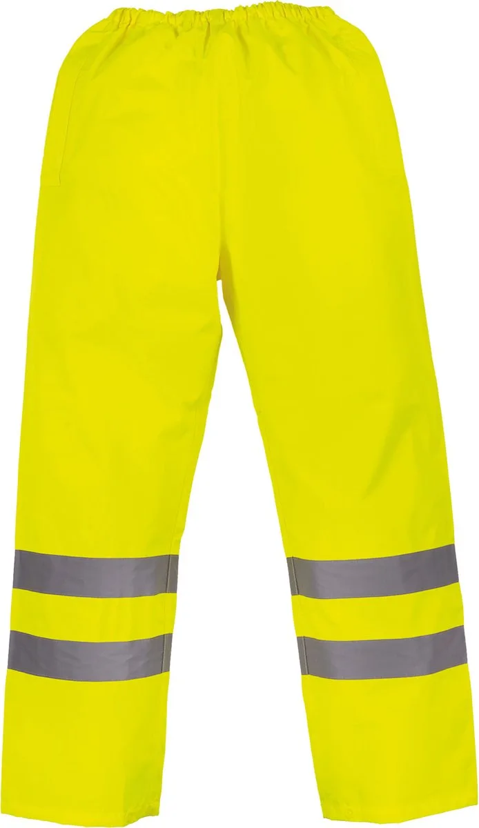 Hi vis waterproof over trousers YHVS46 - Hi Vis Yellow de Yoko, Hi Vis Yellow, S – image du produit