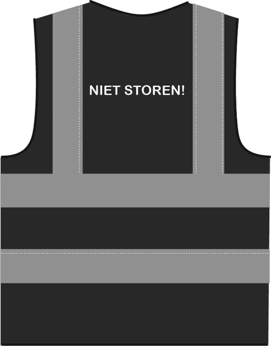 Niet storen hesje RWS de Yoko, Noir – image du produit