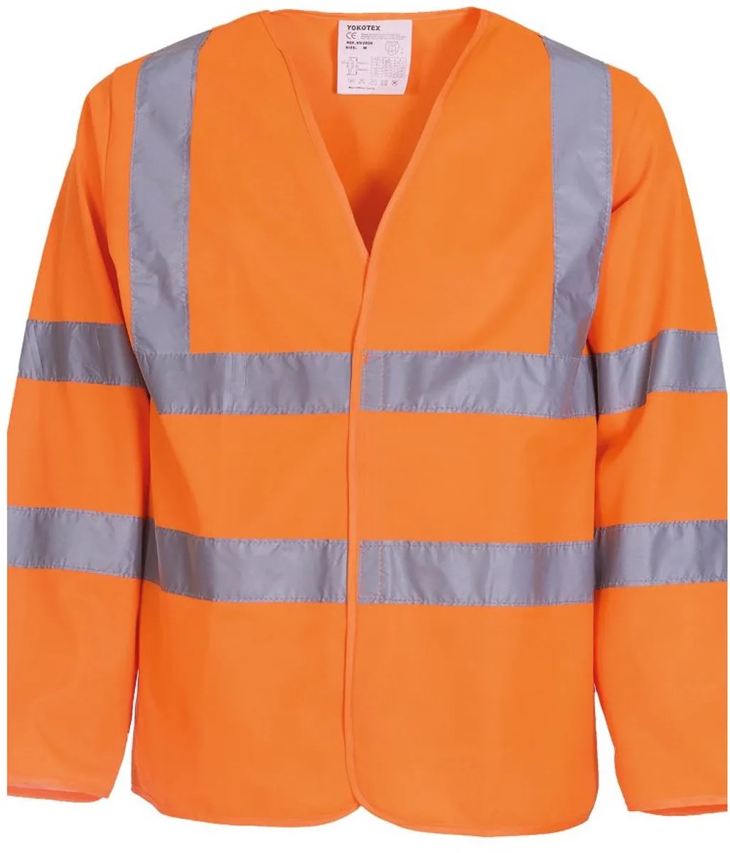 RWS hesje met lange mouwen S von Yoko, Orange – Produktbild