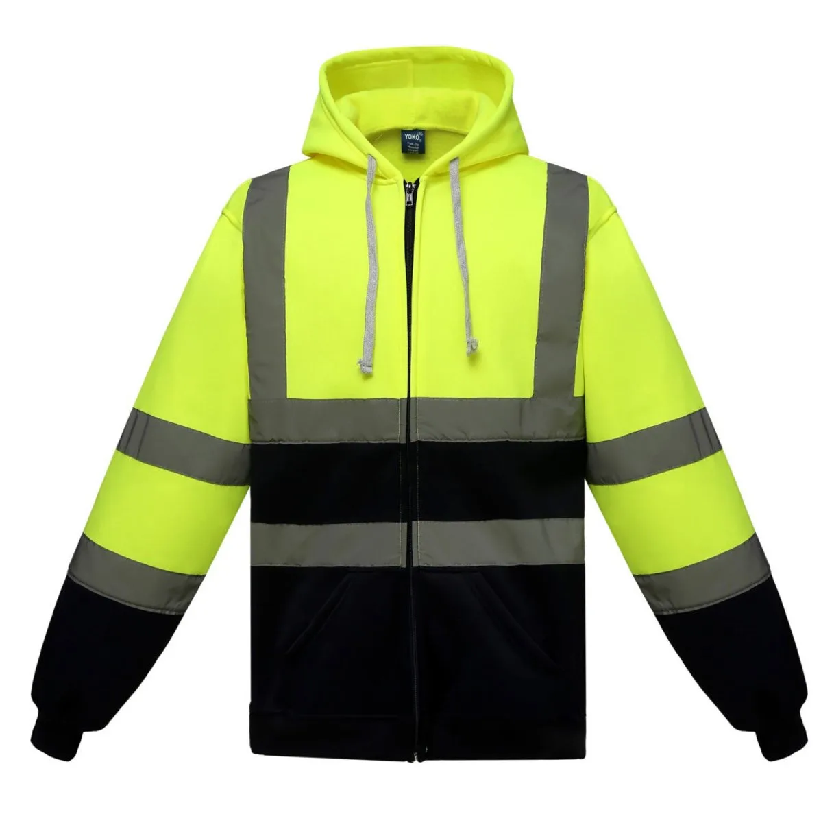 RWS vest met rits 3XL Geel/Marineblauw de Yoko, Hi-Vis Yellow – image du produit