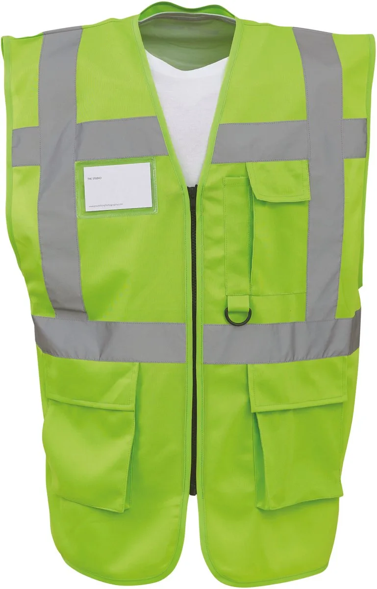 Signalisatie multifunctioneel executive vest YHVW801 - Lime de Yoko, Lime, S – image du produit
