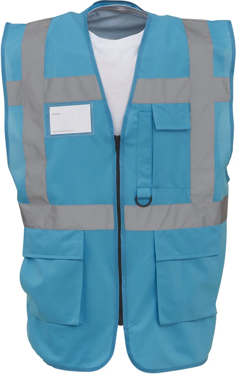 Signalisatie multifunctioneel executive vest YHVW801 - Sapphire de Yoko, Sapphire, S – image du produit