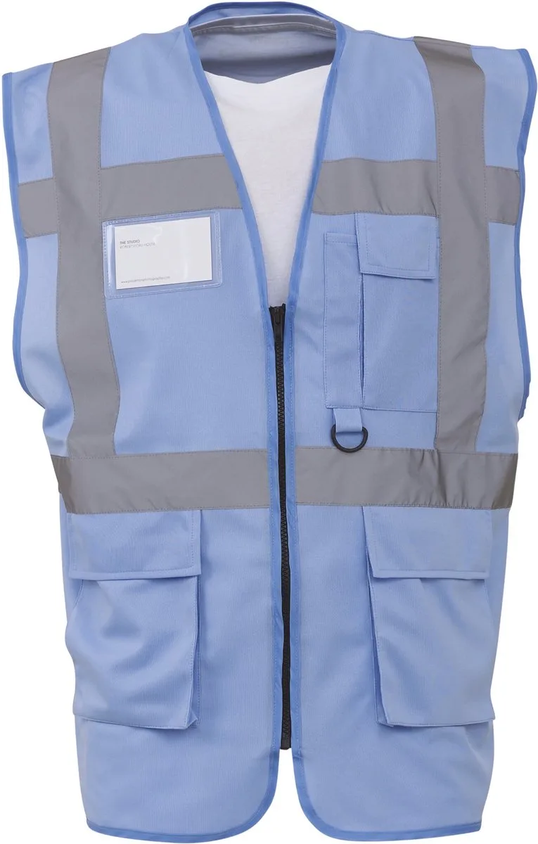 Signalisatie multifunctioneel executive vest YHVW801 - Sky de Yoko, Sky, S – image du produit